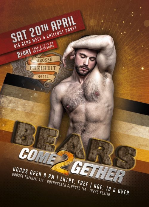 BEARS come2gether - Big Bear Meet and Chillout Party