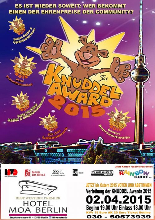 KNUDDEL Award 2015 Ostern in Berlin