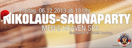 NIKOLAUS-SAUNAPARTY im Men&#039;s Heaven Spa