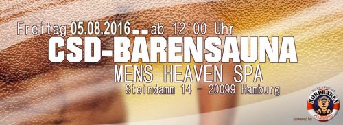 Nordbären Bärensauna zum CSD 2016