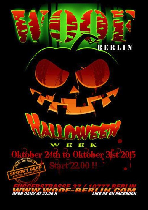 Woof Berlin Halloween Week 2015