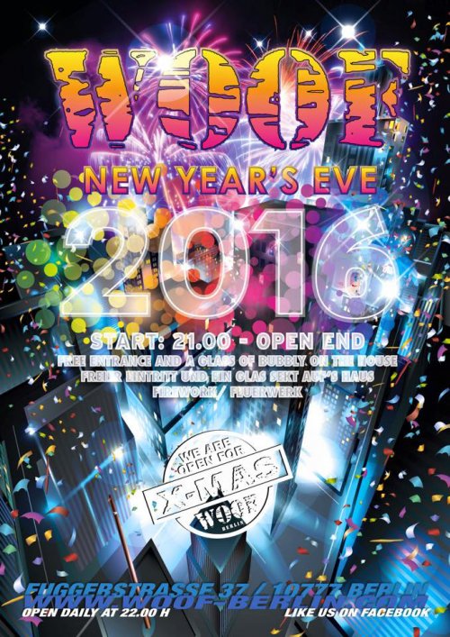 Woof Berlin New Years Eve 2015-2016